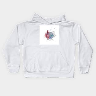 Watercolor turkey Kids Hoodie